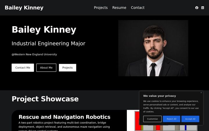 Screenshot of baileykinney.com