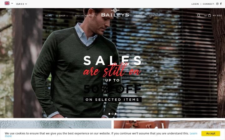 Screenshot of baileys.shop