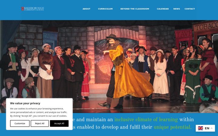 Screenshot of bailieborocs.ie