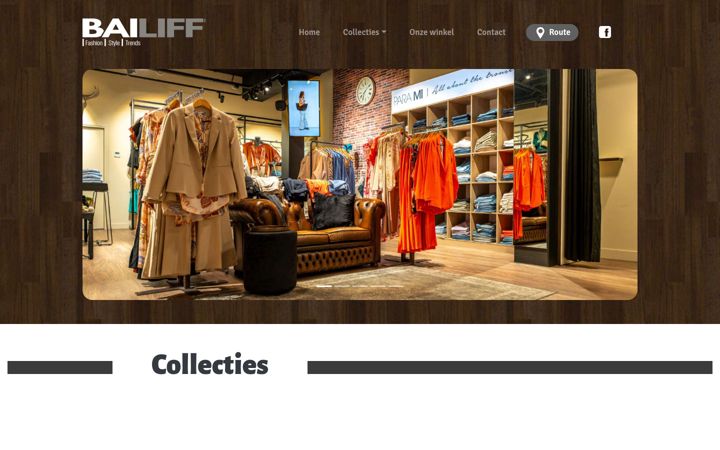 Screenshot of bailiff-fashion.nl