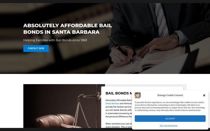 Screenshot of bailondemand.com