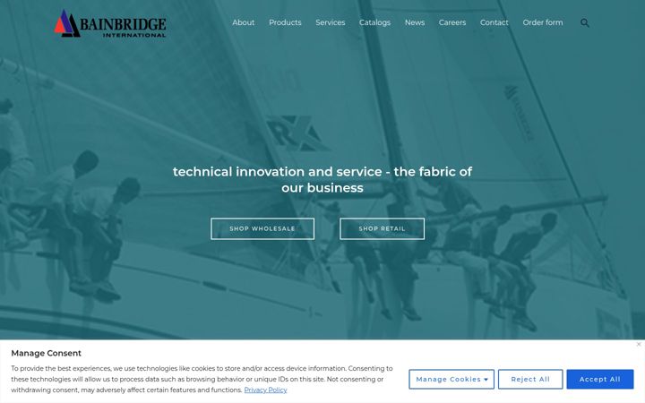 Screenshot of bainbridgeintusa.com