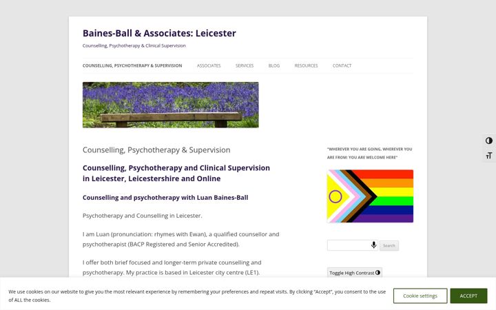Screenshot of bainesballcp.co.uk