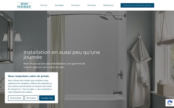 Screenshot of bainmagiquetm.ca