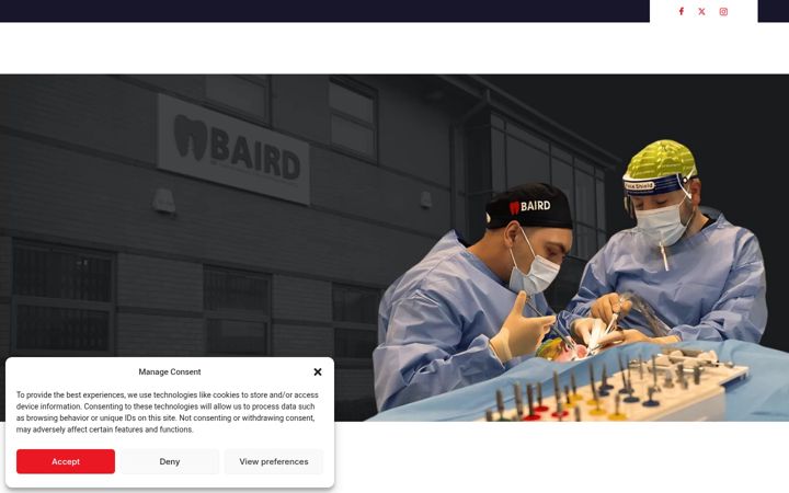 Screenshot of bairdacademyuk.com