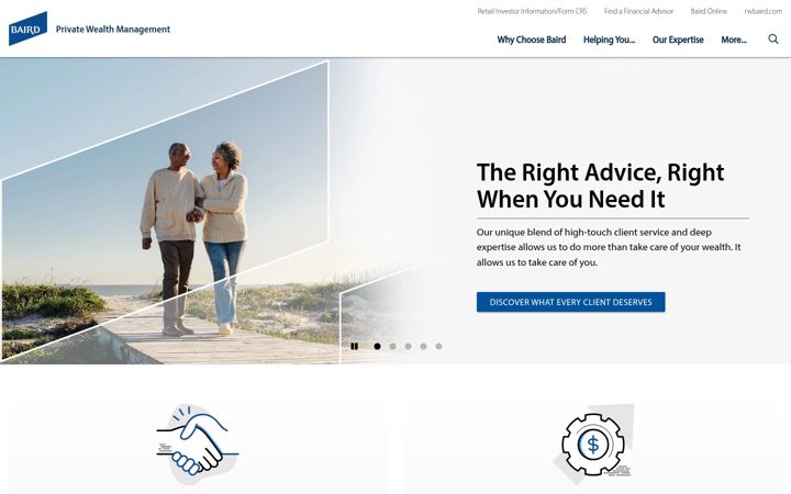Screenshot of bairdwealth.com