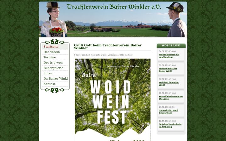 Screenshot of bairer-winkler.de