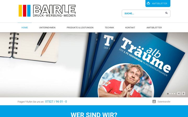 Screenshot of bairle.de