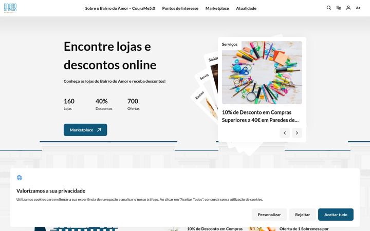 Screenshot of bairrodoamor.pt