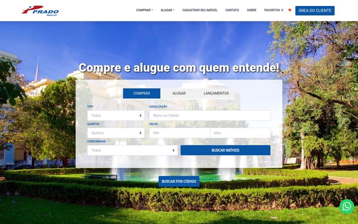 Screenshot of bairroprado.com.br