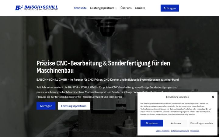 Screenshot of baisch-schill.de