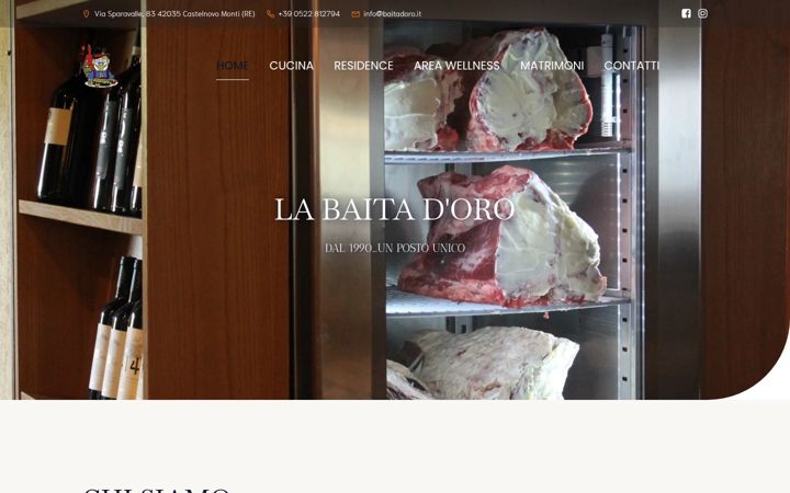 Screenshot of baitadoro.it