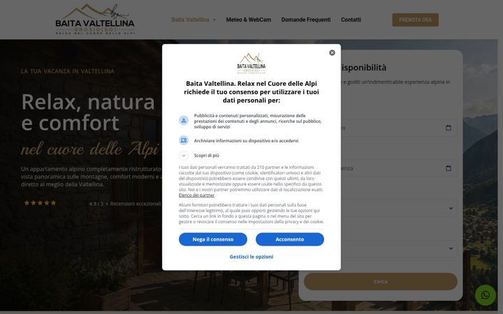 Screenshot of baitavaltellina.it