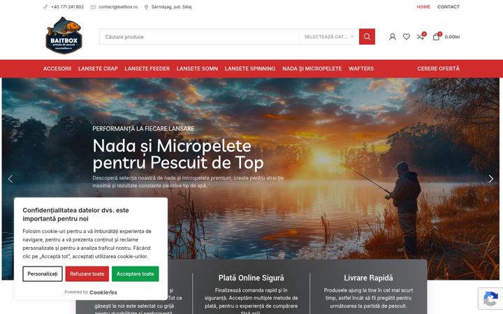 Screenshot of baitbox.ro