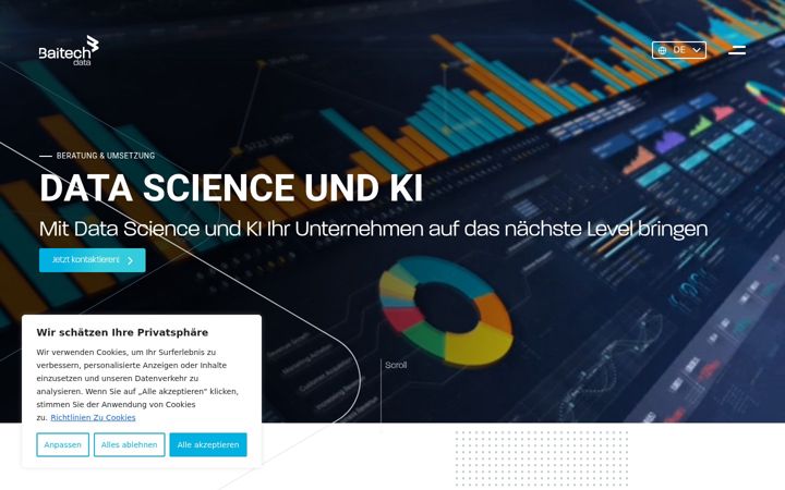 Screenshot of baitechdata.de