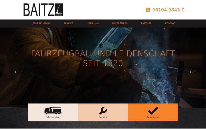 Screenshot of baitz-fahrzeugbau.de