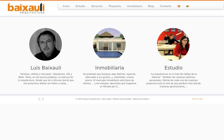 Screenshot of baixauli.es