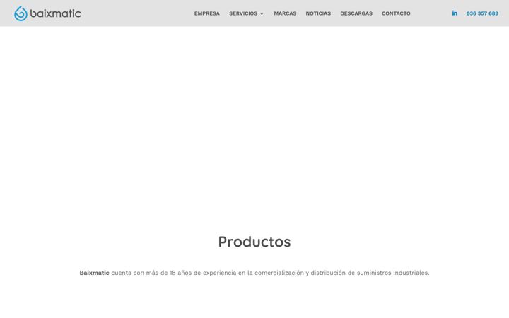 Screenshot of baixmatic.com
