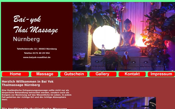 Screenshot of baiyok-nuadthai.de