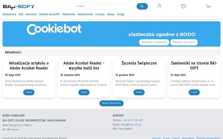 Screenshot of baj-soft.pl