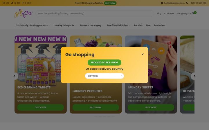 Screenshot of bajabee.com