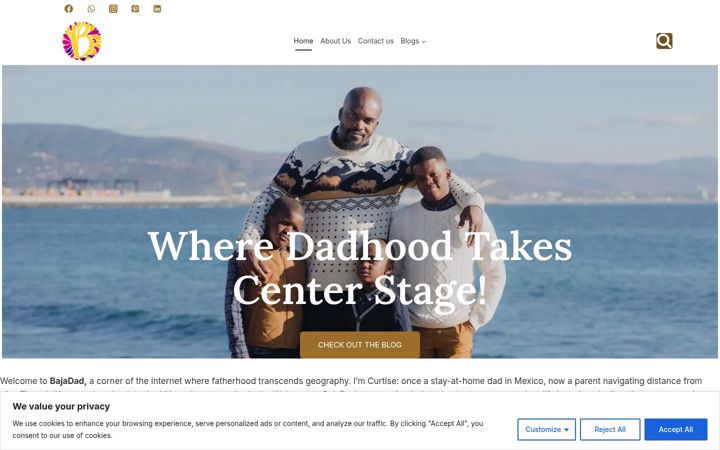 Screenshot of bajadad.com