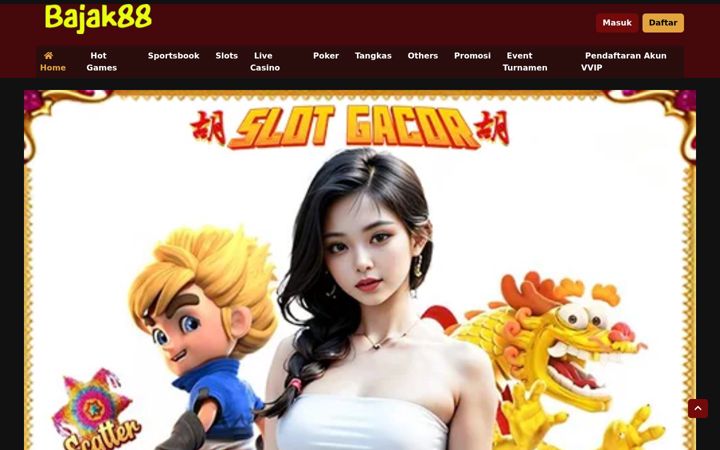 Screenshot of bajak88slot.com