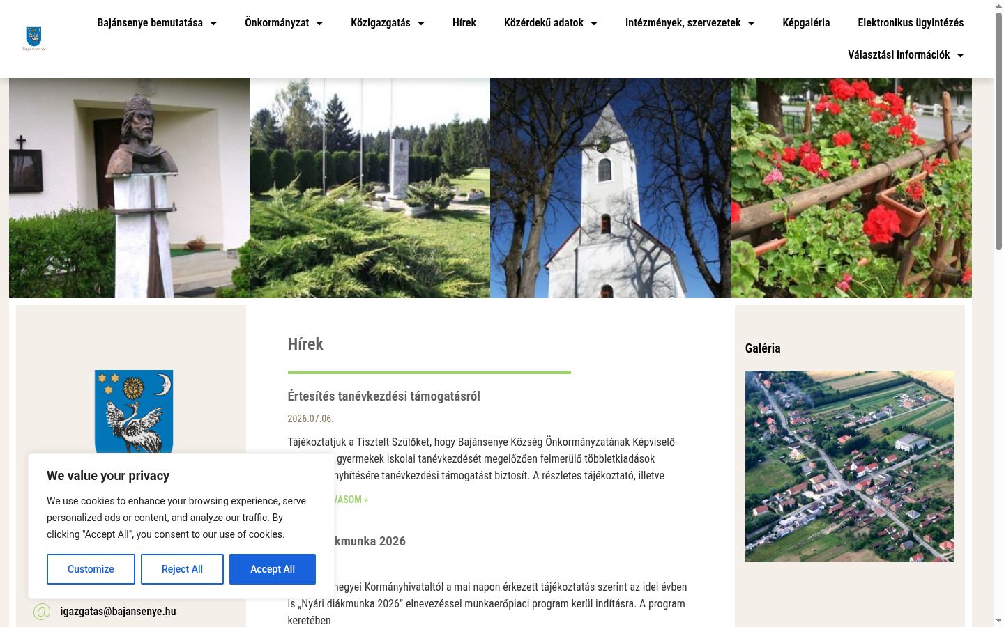 Sutikimo reklamjuostės, rodytos prieš bet kokią sąveiką, ekrano kopija
