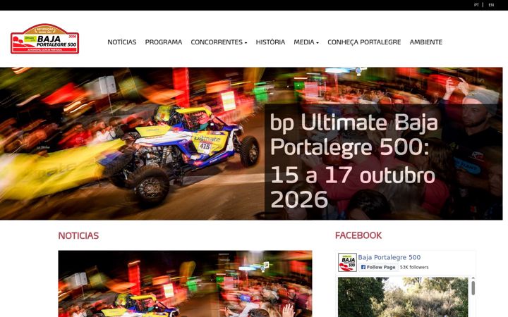 Screenshot of bajaportalegre.com
