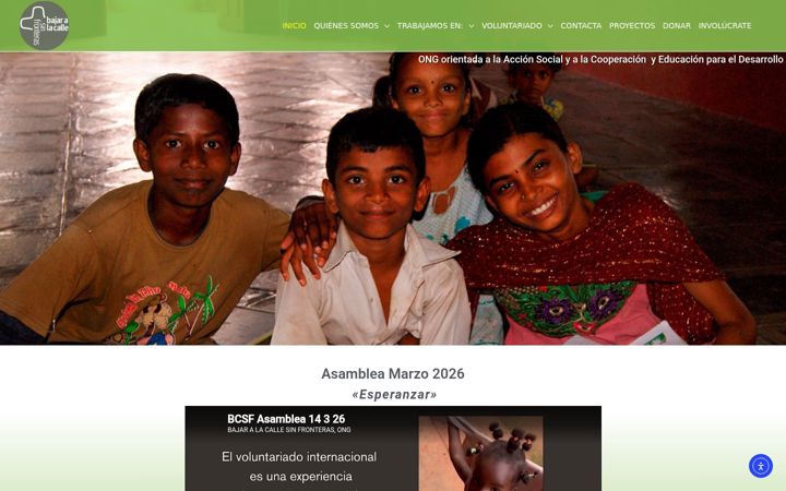 Screenshot of bajaralacallesinfronteras.org