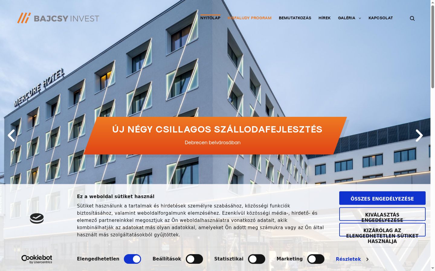 Screenshot des Einwilligungsbanners vor jeglicher Interaktion