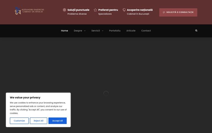 Screenshot of bajdechi.ro