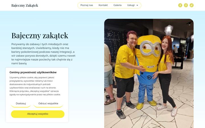 Screenshot of bajecznyzakatek.pl