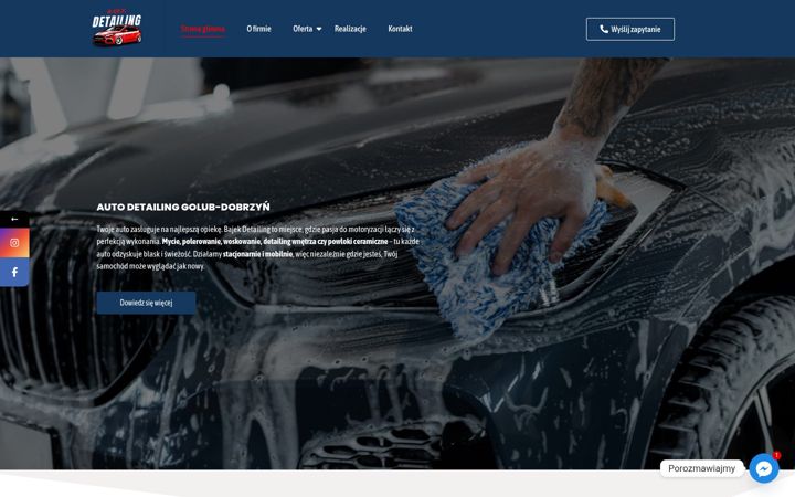 Screenshot of bajekdetailing.pl