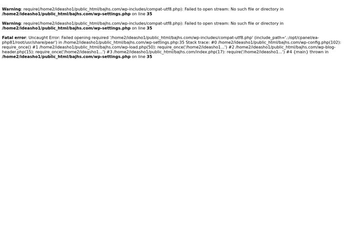 Screenshot of bajhs.com