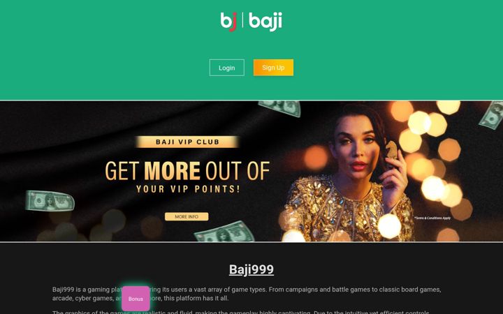 Screenshot of baji999.info
