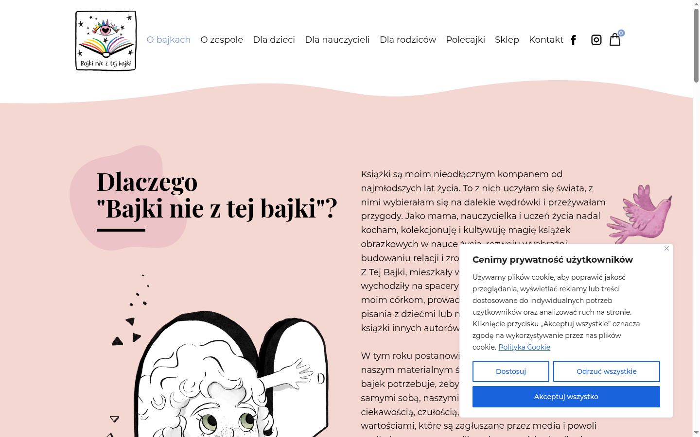 Képernyőkép a bármilyen interakció előtt megjelenő hozzájárulási bannerről