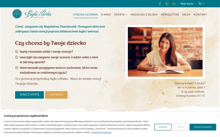 Screenshot di bajkizbliska.pl
