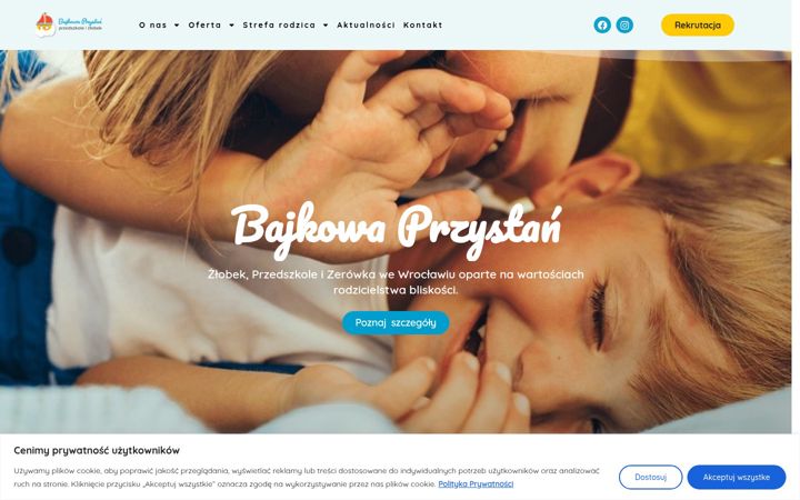 Screenshot di bajkowaprzystan.pl
