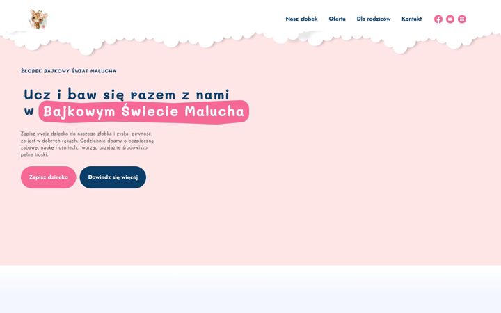 Screenshot of bajkowyswiatmalucha.pl