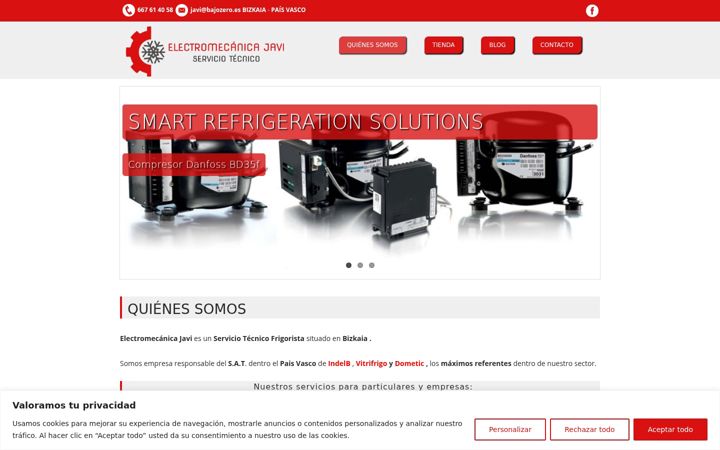 Screenshot of bajozero.es