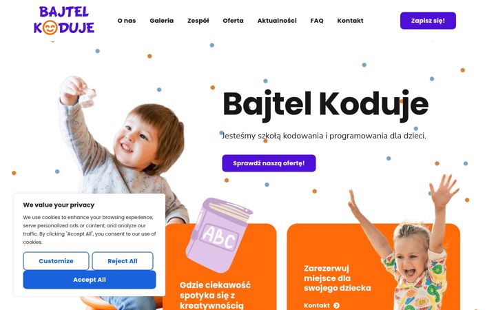 Screenshot of bajtelkoduje.pl