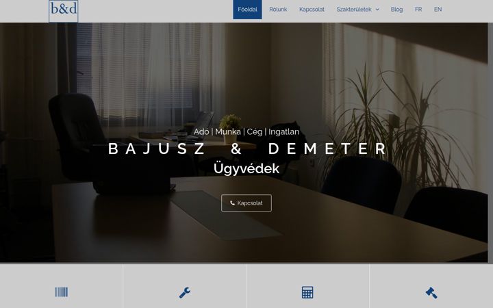 Screenshot of bajusz-demeter.hu