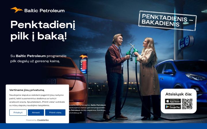 Screenshot of bakadienis.lt
