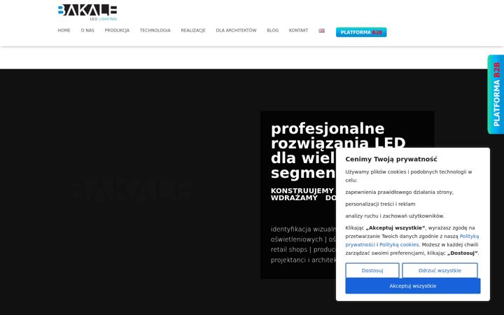Screenshot of bakale.pl