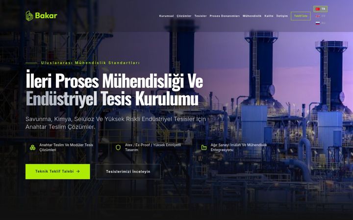 Screenshot of bakarmakina.com