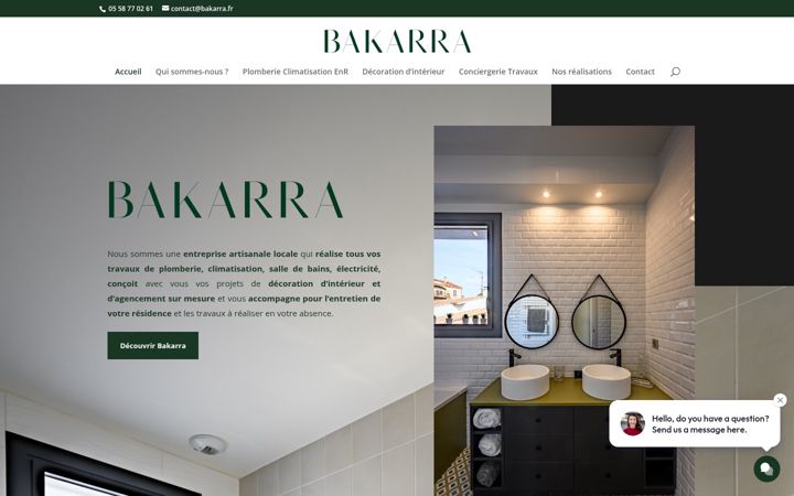 Screenshot of bakarra.fr