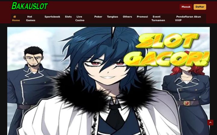 Screenshot of bakauslot.org
