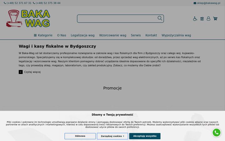Screenshot of bakawag.pl