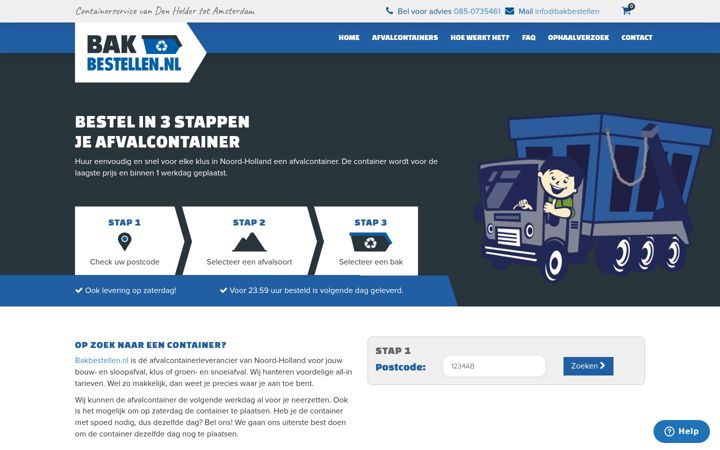 Screenshot of bakbestellen.nl